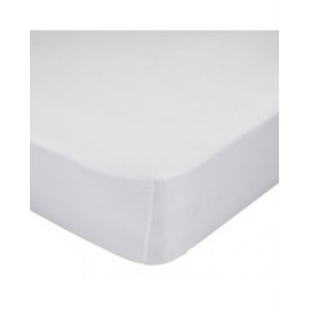 Lenzuolo con angoli aderenti HappyFriday BASIC Bianco 200 x 200 x 32 cm