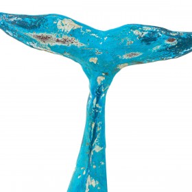 Statua Decorativa Alexandra House Living Metallo Balena 20 x 14 x 13 cm