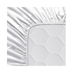 Lenzuolo con angoli HappyFriday BASIC Bianco 200 x 200 x 32 cm