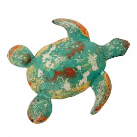 Statua Decorativa Alexandra House Living Metallo Tartaruga 21 x 3 x 19 cm