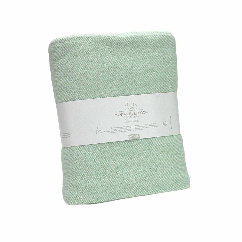 Coperta Alexandra House Living Lares Verde Claro Multicolore