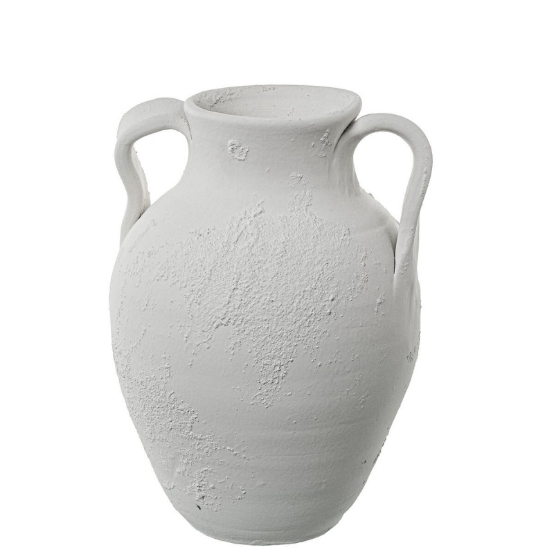 Vaso Alexandra House Living Bianco Grigio Ceramica 22 x 23 x 30 cm