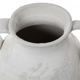 Vaso Alexandra House Living Bianco Grigio Ceramica 22 x 23 x 30 cm