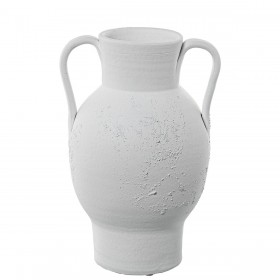 Vaso Alexandra House Living Bianco Ceramica 19 x 30 cm