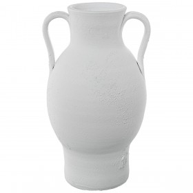 Vaso Alexandra House Living Bianco Ceramica 23 x 40 cm