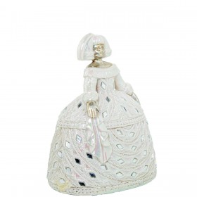 Statua Decorativa Alexandra House Living Menina Bianco Acrilico Plastica Melammina 15 x 11 x 18 cm