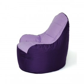 Puff GO GIFT Viola Porpora Oxford tejido antidesgarros