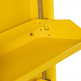 Scarpiera Alexandra House Living Giallo 50 x 170 x 15 cm 5 cassetti