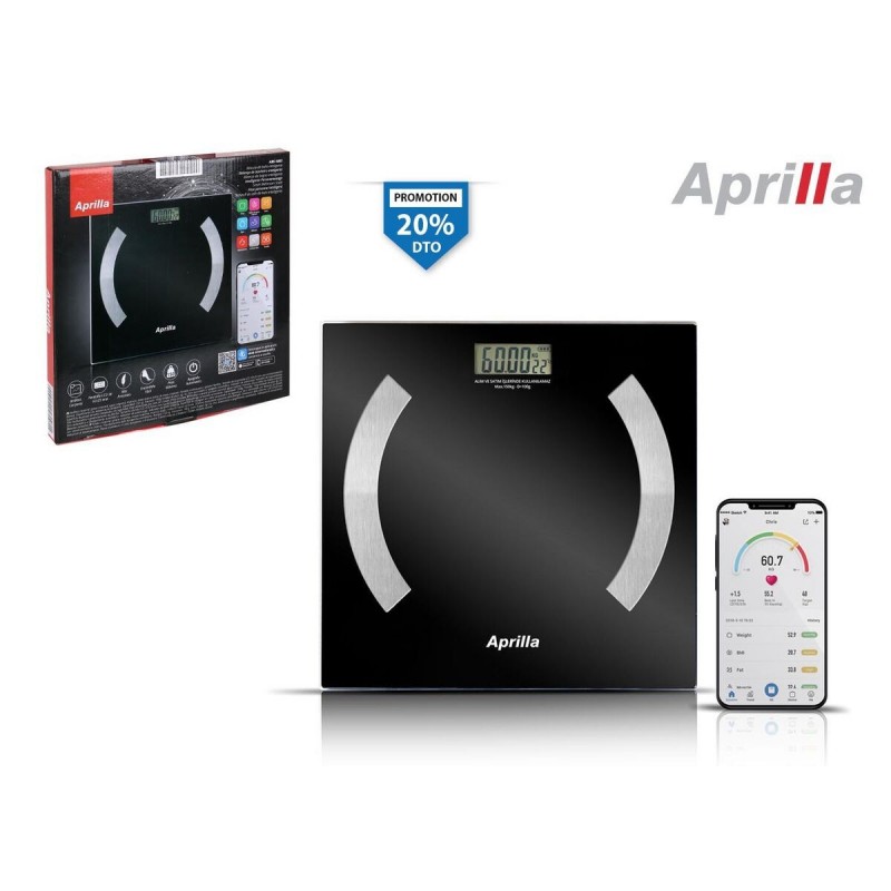 Bilancia Digitale Bluetooth Giallo 150 kg