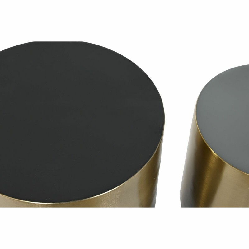 Set di 2 tavoli Home ESPRIT matte black