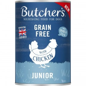 Cibo umido Butcher's Original Junior Mega pack mix Pollo 6 x 400 g