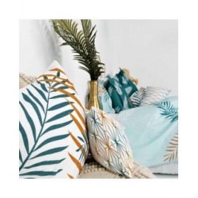 Copripiumino HappyFriday Blanc Foliage mint  Multicolore 240 x 220 cm