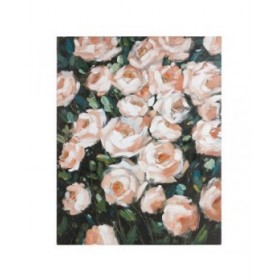 Quadro a Olio Roses Legno di pino (80 X 4 x 100 cm)