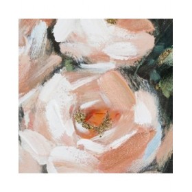 Quadro a Olio Roses Legno di pino (80 X 4 x 100 cm)