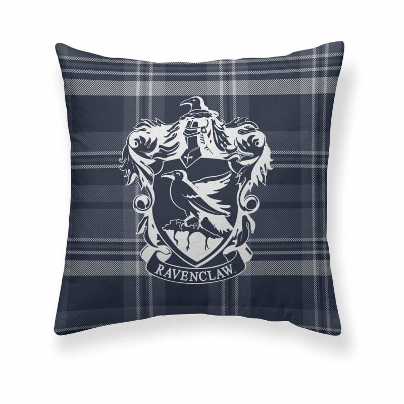 Fodera per cuscino Harry Potter Ravenclaw Nero Multicolore Blu scuro 50 x 50 cm