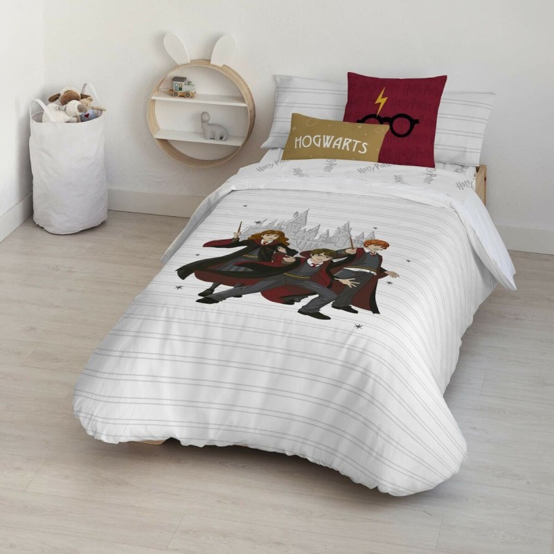 Copripiumino Harry Potter Team Multicolore 175 Fili 140 x 200 cm Singolo