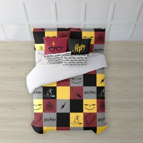 Copripiumino Harry Potter Hogwarts Multicolore 175 Fili 220 x 220 cm Ala francese