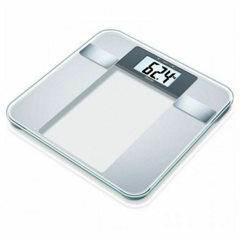 Bilancia Digitale da Bagno Beurer 760.30 Argento Vetro