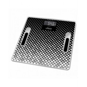 Bilancia Digitale da Bagno UFESA BE1855 Nero/Bianco 30 x 30 cm Negro