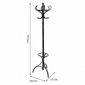 Attaccapanni da Terra Alexandra House Living Noce moscata 44 x 179 x 31 cm