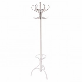 Attaccapanni da Terra Alexandra House Living Bianco 44 x 179 x 31 cm