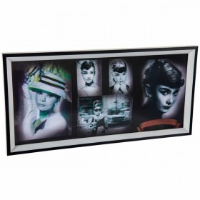 Quadro Alexandra House Living Vetro Plastica 53 x 2 x 26 cm 3 Pezzi