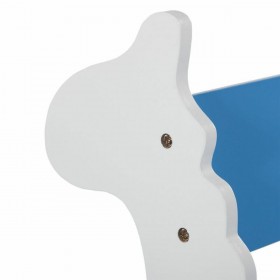 Sedia a dondolo Alexandra House Living Azzurro Bianco Legno MDF 33 x 55 x 51,5 cm Per bambini Giraffa