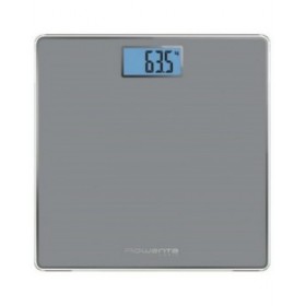 Bilancia Digitale da Bagno Rowenta BS1500 Vetro temperato Azzurro Grigio Batterie x 2