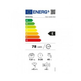 Lavatrice Whirlpool Corporation TDLR 7220SS SP/N 1200 rpm Bianco 40 cm 7 kg