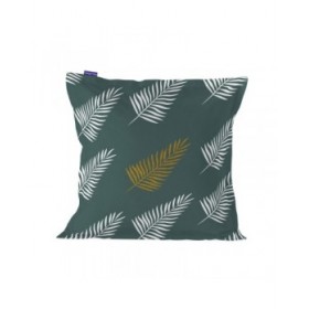 Fodera per cuscino HappyFriday Blanc Foliage mint Multicolore 60 x 60 cm