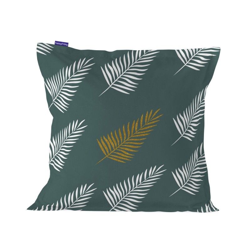 Fodera per cuscino HappyFriday Blanc Foliage mint Multicolore 60 x 60 cm