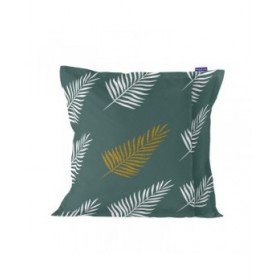 Fodera per cuscino HappyFriday Blanc Foliage mint Multicolore 60 x 60 cm