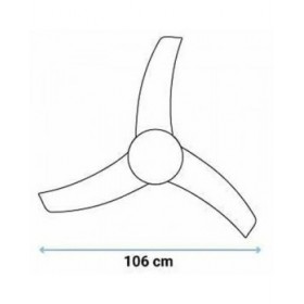Ventilatore da Soffitto Universal Blue MISTRAL 3042 60W (106 cm)