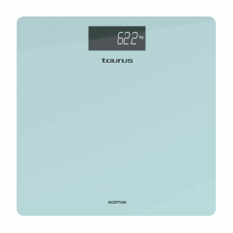 Bilancia Digitale da Bagno Taurus INCEPTION NEW Azzurro Metallo 180 kg