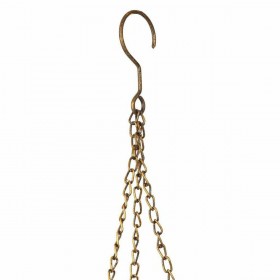 Vaso sospeso Alexandra House Living Dorato Ferro 33 x 122 x 33 cm