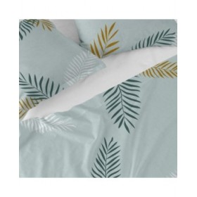 Lenzuolo Superiore HappyFriday Blanc Foliage Mint Multicolore 180 x 270 cm