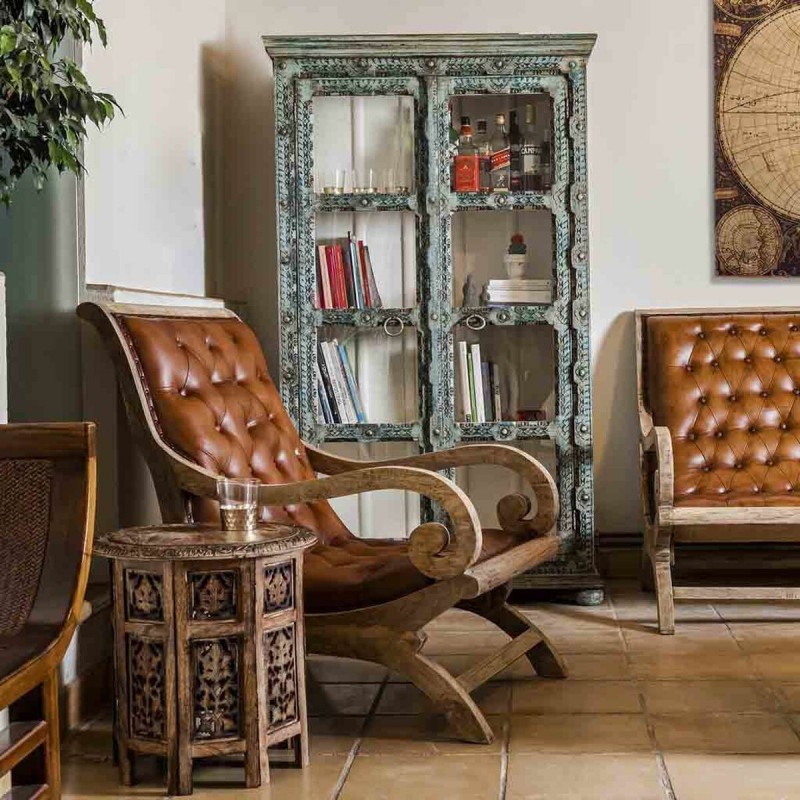 Stand Espositore Alexandra House Living Legno di mango 43 x 180 x 106 cm