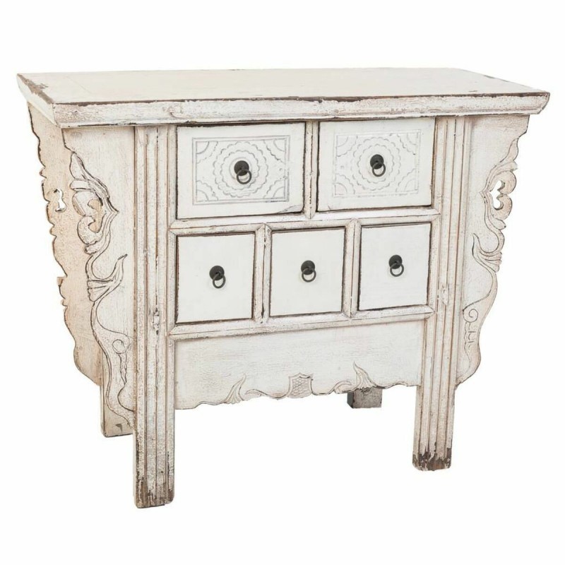 Ingresso Alexandra House Living Bianco Legno di olmo 45 x 80 x 101 cm