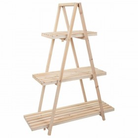 Espositore da Bancone Alexandra House Living Legno di abete 127 x 38 x 98 cm Scaffale 3 Mensole