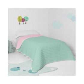 Trapunta HappyFriday Basic Kids Dash Menta 200 x 260 cm