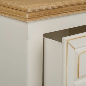 Comodino Alexandra House Living Bianco Naturale 33 x 53 x 37 cm