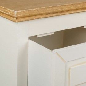 Credenza Alexandra House Living Bianco Naturale Legno di pino Legno MDF 32 x 84 x 66 cm