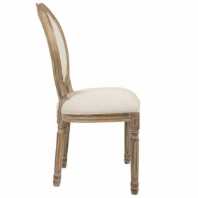 Sedia da Sala da Pranzo Alexandra House Living Beige 46 x 96 x 48 cm