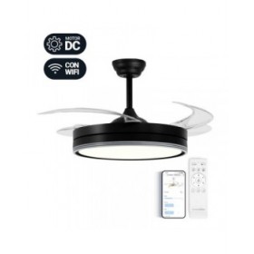 Ventilatore da Soffitto Universal Blue Nero