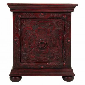 Comodino Alexandra House Living Rosso 40 x 59 x 50 cm