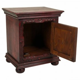 Comodino Alexandra House Living Rosso 40 x 59 x 50 cm