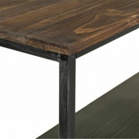 Ingresso Alexandra House Living Marrone Grigio Legno Metallo 32 x 72 x 100 cm