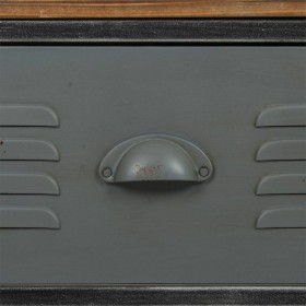 Tavolo aggiuntivo Alexandra House Living Marrone Grigio Legno Metallo 40 x 50 x 100 cm