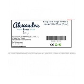 Set di copripiumino HappyFriday Mr Fox Long braid  Multicolore 2 Pezzi