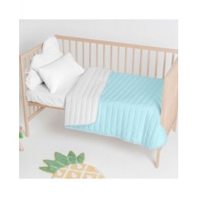Trapunta HappyFriday Basic Kids Dash Azzurro 100 x 130 cm